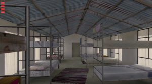 Eine Schlafstätte in Escape From Woomera